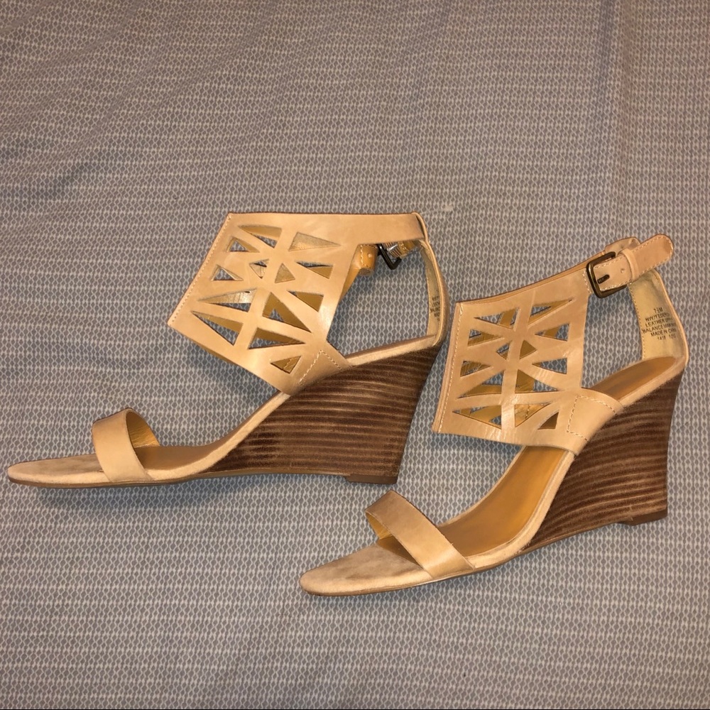 Nine West Strap Wedges